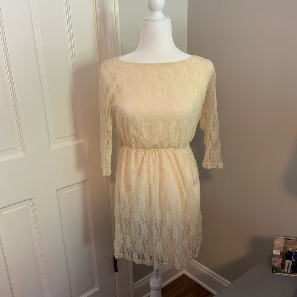Dress off white